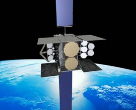 Спутник WGS (Wideband Global Satcom), построенный на базе Боинг 702