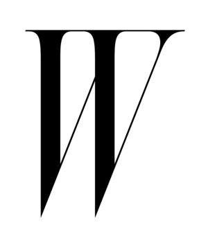 Логотип W Magazine в настоящее время