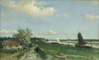 Иохан Хендрик Вейсенбрух. «Судоходный канал в Рейсвейке». 1868