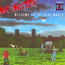 Обложка альбома Mr. Mister «Welcome to the Real World» (1985)