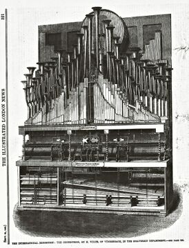 Оркестрион фирмы M. Welte & Söhne, 1862