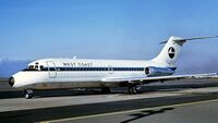 Douglas DC-9-14 компании West Coast Airlines
