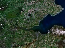 Спутниковый снимок залива