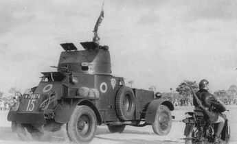White-Laffly AMD 50 4-го Африканского егерского полка. Тунис, 1938 г.