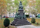 Памятник Бетховену в Вене. 1880