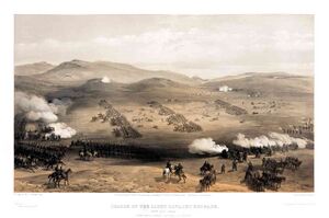 Уильям Симпсон. «Атака лёгкой бригады под Балаклавой» (1855)