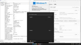 Рабочий стол Windows 11 — панель задач и главное меню по умолчанию отцентрированы