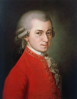 Посмертный портрет Моцарта работы Барбары Крафт (1819)