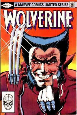 Обложка Wolverine #1 художник — Фрэнк Миллер