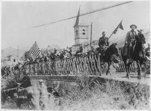 Американские войска во время Сен-Миельской операции.