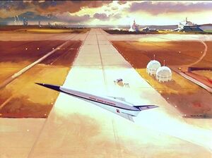 Взлет X-30, концепция 1986 года.