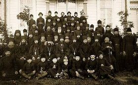 Братия монастыря. Сентябрь 1902