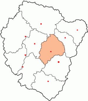 Романово-Борисоглебский уезд на карте