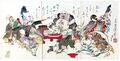 Ксилография Семи богов счастья Цукиоки Ёситоси, 1882 г.