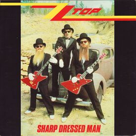 Обложка сингла «ZZ Top» «Sharp Dressed Man» (1983)