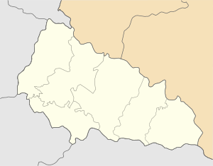 Закарпатская область на карте