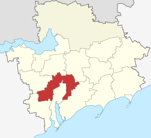 Мелитопольский район на карте