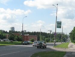 Панфиловский проспект. Вид (до реконструкции) от 11-го микрорайона в сторону станции Крюково