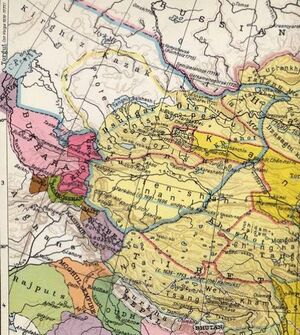 Казахстан и Джунгария в 1750 году
